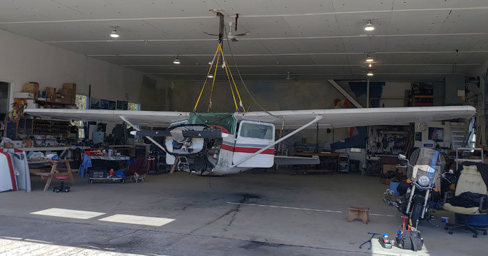 Aircraft engine repair and modifications.
