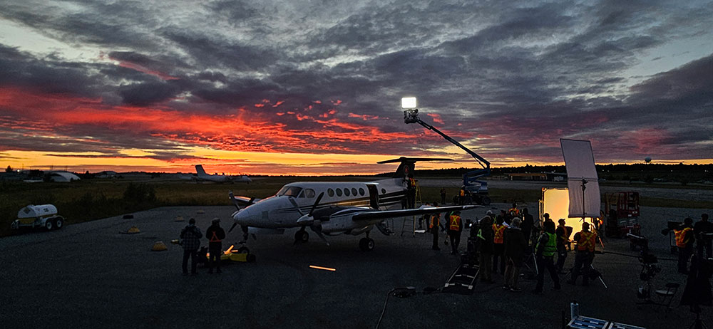 Aviation consulting for a film, courtesy of Northern Heights Aviation